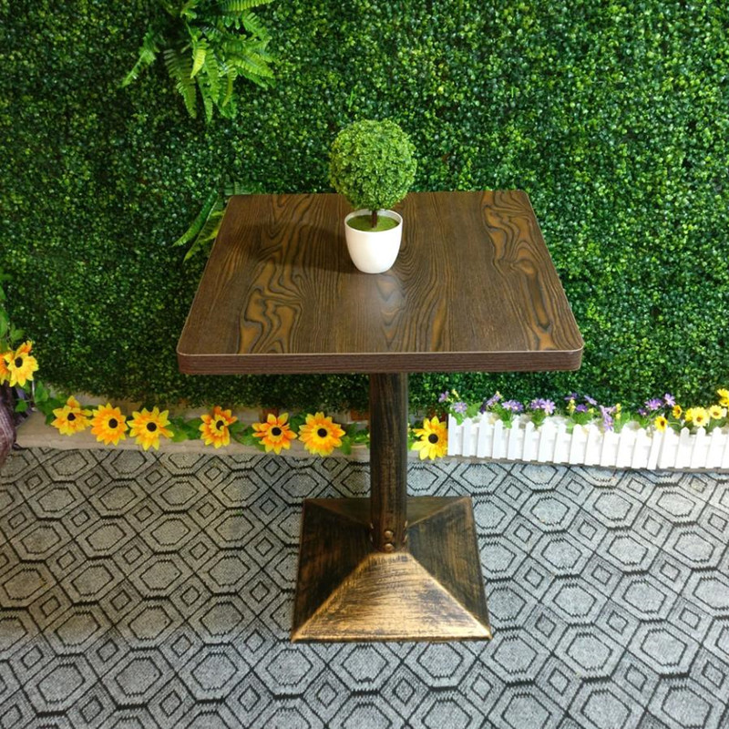 热卖桌子咖啡厅奶茶店甜品店西餐厅餐桌 小方桌高吧餐桌 定制