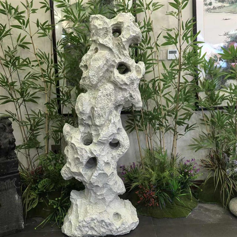 泡沫石头造景防真假山道具舞台表演美陈婚庆橱窗摆件装饰白太湖石