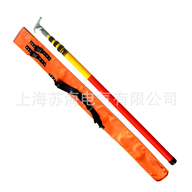 强佳 可伸缩式高压操作杆 伸缩式令克棒 伸缩式拉闸杆 绝缘拉杆