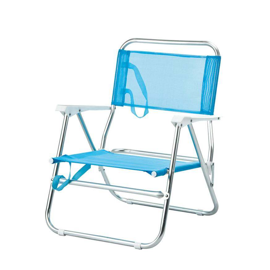 厂家直供折叠椅铝合金躺椅家用阳台休闲度假椅平躺舒适午休椅子
