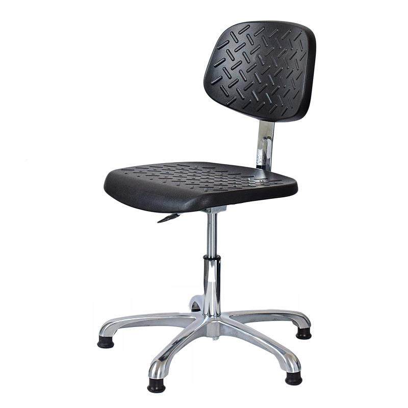 防静电室实验椅打带字转椅PU发靠泡实验升降背椅靠背DZI办公椅无