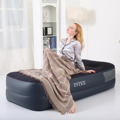 现货折ntex6412充气床垫双层QVG家用加高自动2午休床户外叠便携i