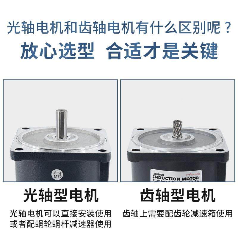 天力微型减速电机光轴JNK6W-00W5IK120A相C定速单交流机调速电马