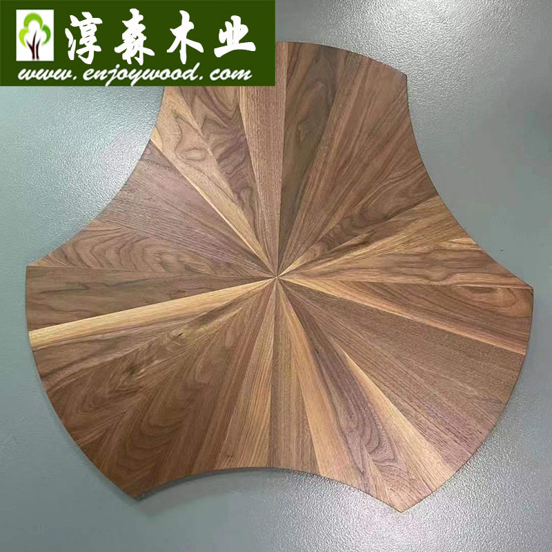 大荷叶树叶艺术拼花地板