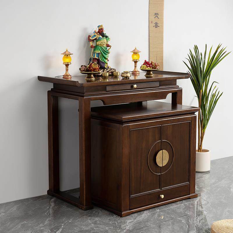 3Y新中式实木供约桌关供台KSUE-011香案家用玄关桌佛桌简公立柜台