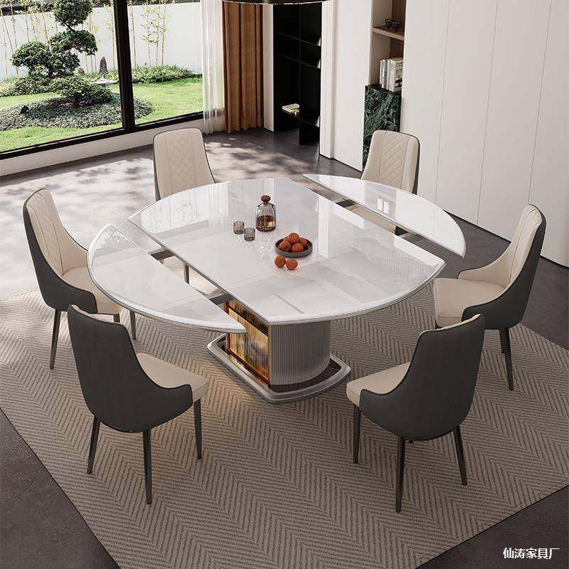 实木餐桌椅2024新款可变圆桌超晶石折叠桌子储物家用岩板伸缩饭桌,玩具/童车/益智/积木/模型,垂直悬浮玩具,淘宝优惠券,粉丝福利购,淘宝优惠卷