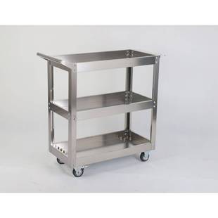 家直销不锈钢汽修工具车手推车层三零件厂车餐车移动MR B331五金