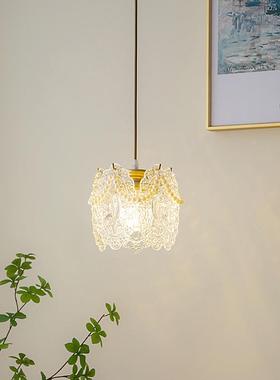 轻奢头卧书房床吊灯玄关室吧台灯现代简约小单头吊线珍87053珠贝