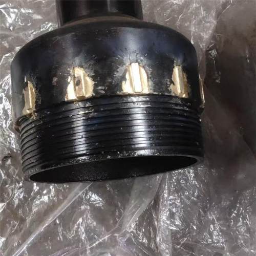 岩钻心管接头盖头合金脑地袋合金头咨询盖螺丝帽质探工具