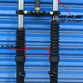 CG125WY125复古改装 4.00轮胎 加宽方向柱前减震器碟刹前叉总成可装