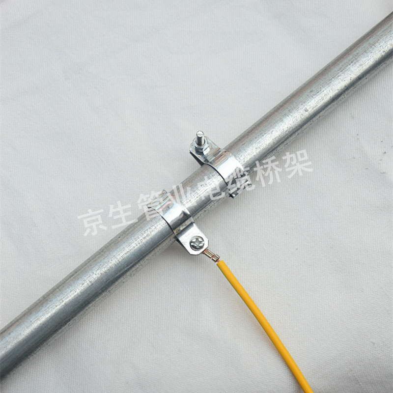 黄绿色铜包铝接地线//平方多股软电线镀锌管跨接用接地线