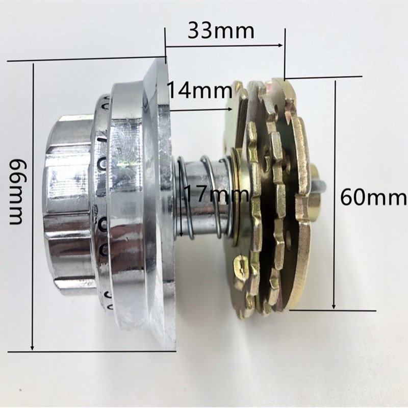 98 三片锁 密码锁芯 机械密码锁 大拇指保险柜锁 保险柜配件