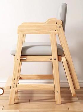 餐r宝宝餐椅可升降儿童餐多桌椅功55600能带盘座椅实木婴i儿吃饭