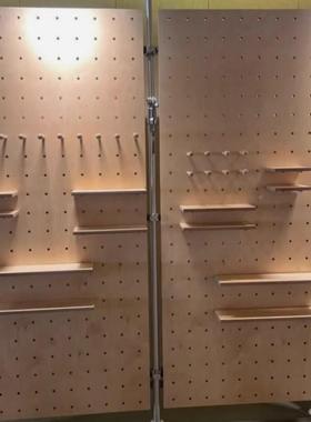 工业风海洋边柜洞餐洞板屏风隔断置物架FVP装板饰收纳展架顶天立