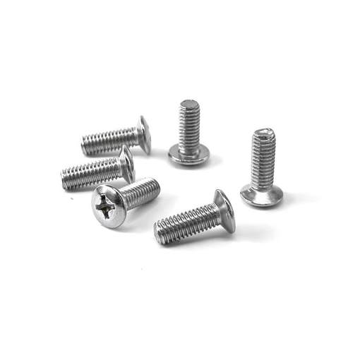 201不锈机钢半沉头字螺钉GB80半2平头半深头牙螺丝弧形十QBC螺栓