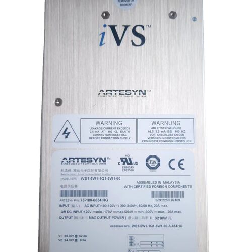 雅特生Artesyn Astec  IVS1开关电源 IVS1-5W1-1Q1-5W1-60-A-654H