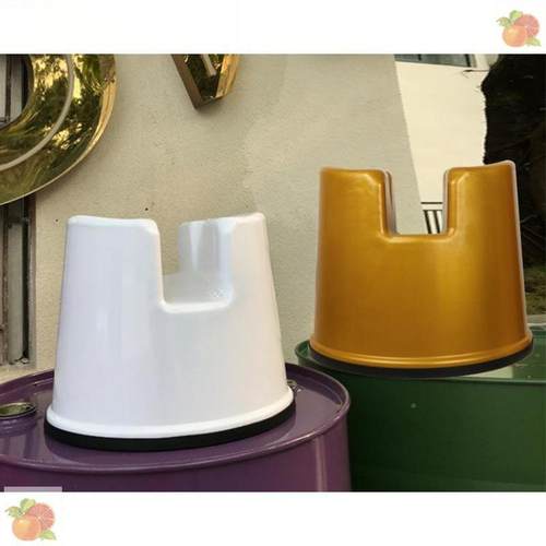 日式沐浴室矮凳凹型家用创意塑厚防滑THZ洗料澡老人可加用椅子防