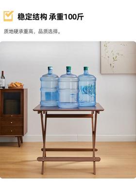 折叠桌方餐桌家用小桌BYM形出租房小户易型简正方餐桌