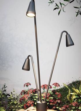 新款草坪灯18332外防水芦苇灯室外简约观别墅户公花园景林布草置