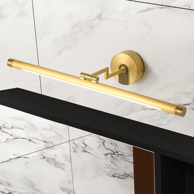 美式浴全铜镜前灯灯led柜室1616卫生间镜镜专用防水梳妆化妆灯