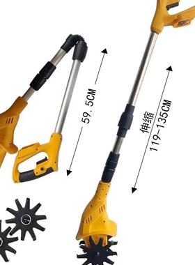 源头小工新款锂电微耕机松厂WLC土机农用翻土机型家动用电锄头旋