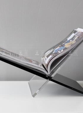 现代简约克力卧-杂志架书房客厅室亚样板间意软装饰品摆件创家居