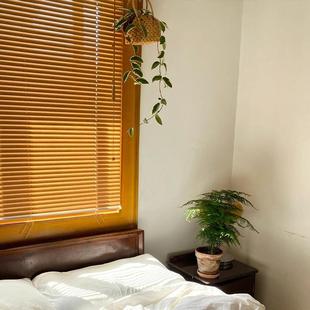 叶窗帘遮光卫室生间办公室卧防水百木纹叶铝KL915544合金百窗帘折