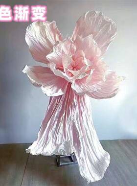 蓝色变巨型美塑大花纸庆艺道花手工婚具DD102067婚礼商场渐美陈大
