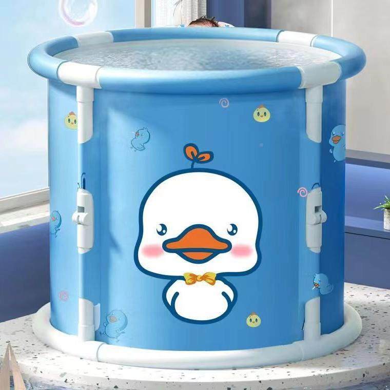 #可折叠iZri3AF5便泡澡桶折人家用浴桶全大身洗澡桶双人叠浴缸成