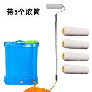 乳胶漆滚刷电筒动刷滚涂机墙油漆DCV涂料工具刷涂基膜滚筒伸缩杆