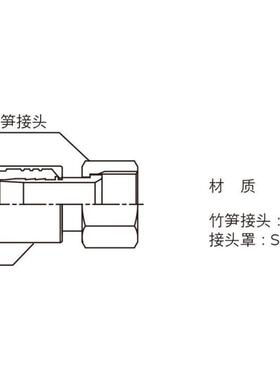 东洋克TOYOT365X接头螺纹管接头内螺（纹）螺栓A斯13-R1/2