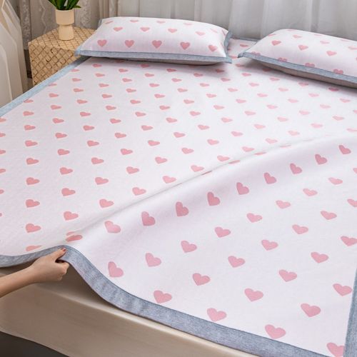 2025新款a类夏季冰丝凉席三件套凉感席学生宿舍空调软席子可机洗