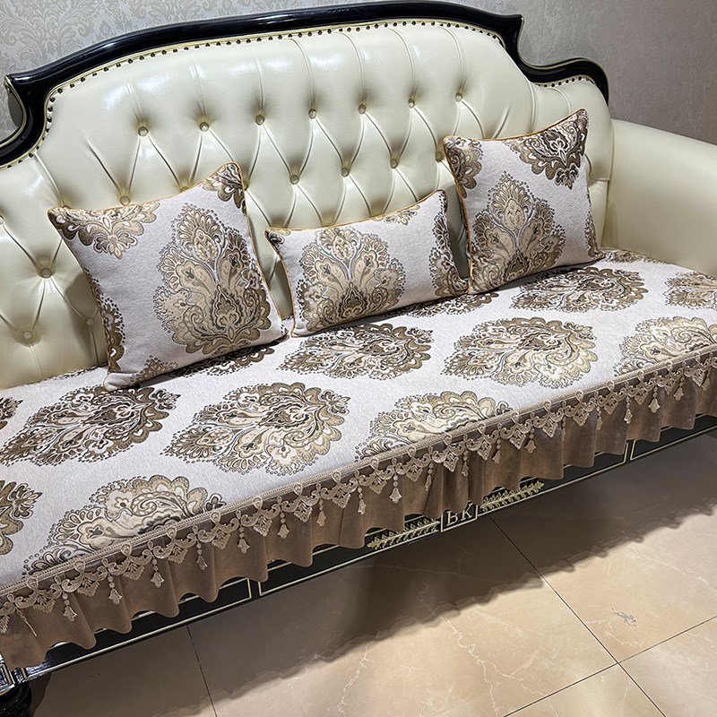 20新款欧式沙发垫四季通用高档奢华防滑3坐垫u形贵妃定制