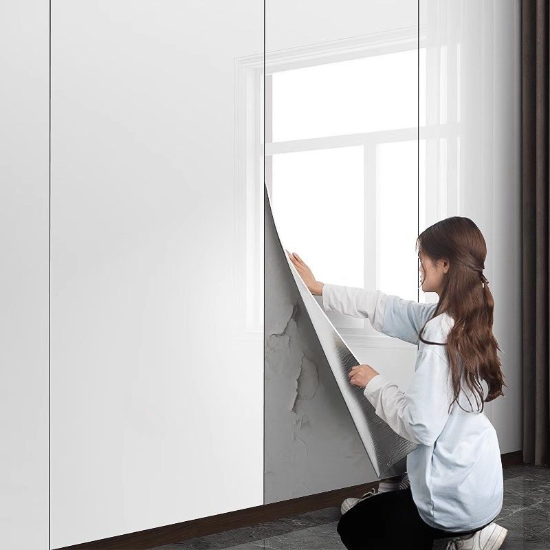 铝塑板自粘护墙贴纸仿大理石瓷砖电视背景墙防水防潮pvc硬板加厚