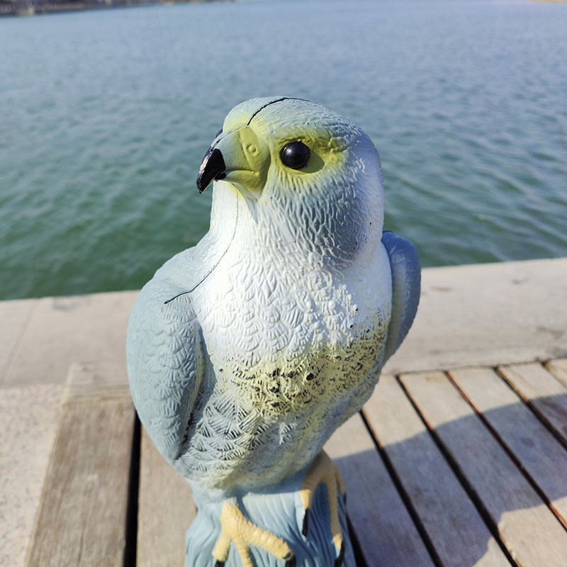 庭院假鸟动物模型园林装饰 田园驱鸟吓鼠仿真老鹰摆件 驱鸟器