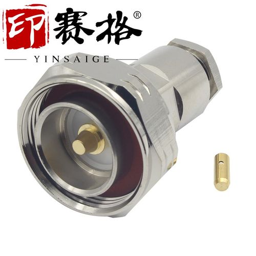 L29-J-7五件套连接器 DIN公头接50-7电缆 可接RG393大功率同轴头