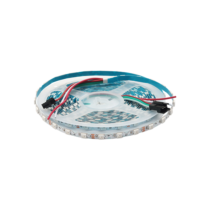 V窄版S型全彩灯带28单点单控WS2815断点续传折弯幻彩跑马灯条