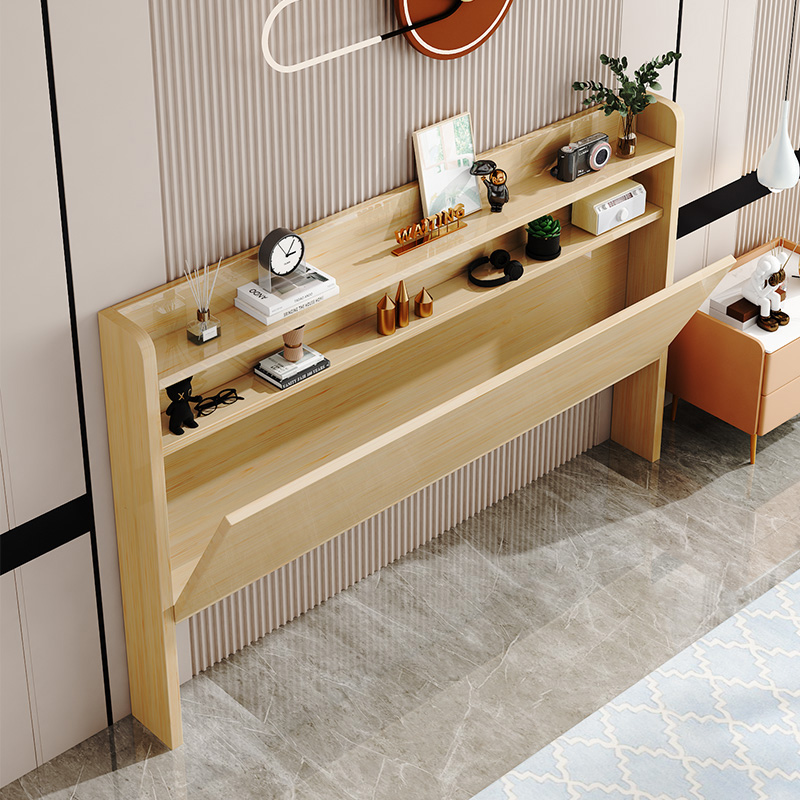 实木床头板靠背板简易人床单买塌塌米简约现代软包定制2022新款