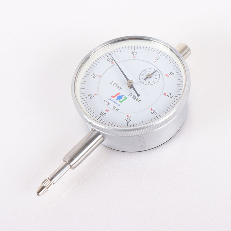 桂林精宓量具量仪百分表杠杆指示表津广防震百分表0-10mm精度0.01
