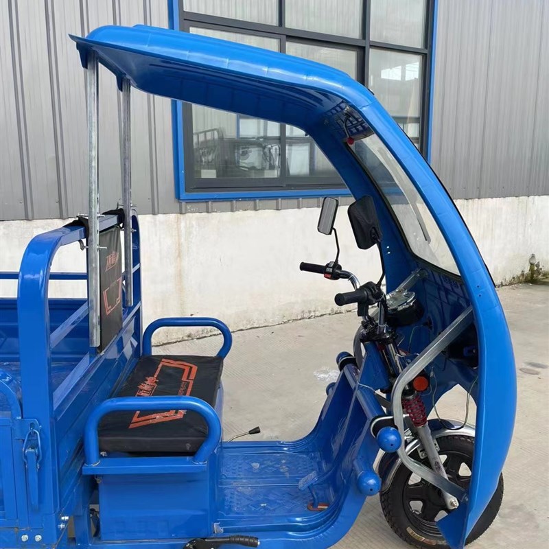 电动三轮车车棚防雨塑料前车头棚封闭驾驶室金鹏雨篷车篷全封
