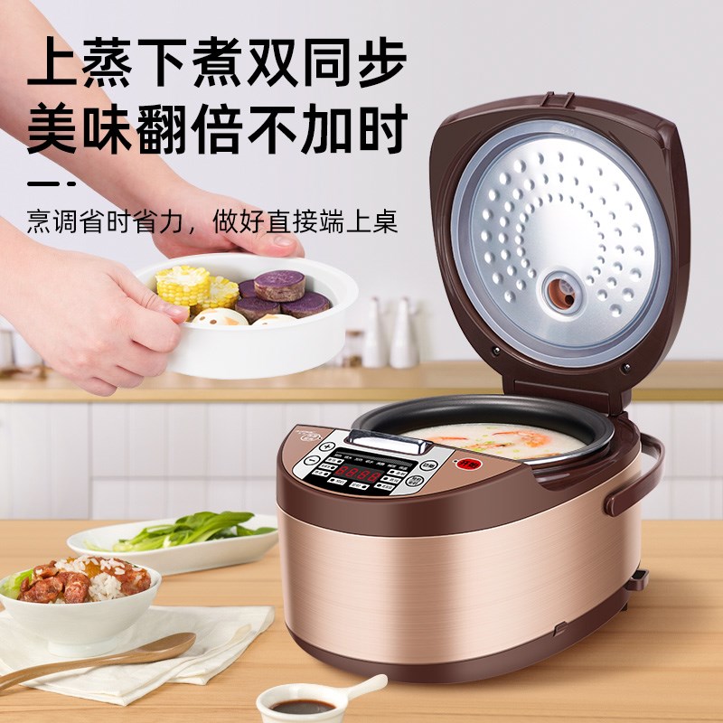 半球家用电饭煲3LL5升大容量智能预约1-8人多功能蒸煮焖炖电饭锅