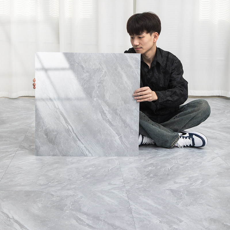 pvc地板贴自粘地板胶仿瓷砖石塑地砖贴塑胶地板革防滑地板砖家用