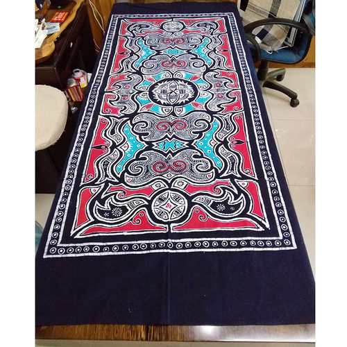 民族特色民间工艺品苗族布依族蜡染画客栈酒店酒吧餐厅家居装饰画