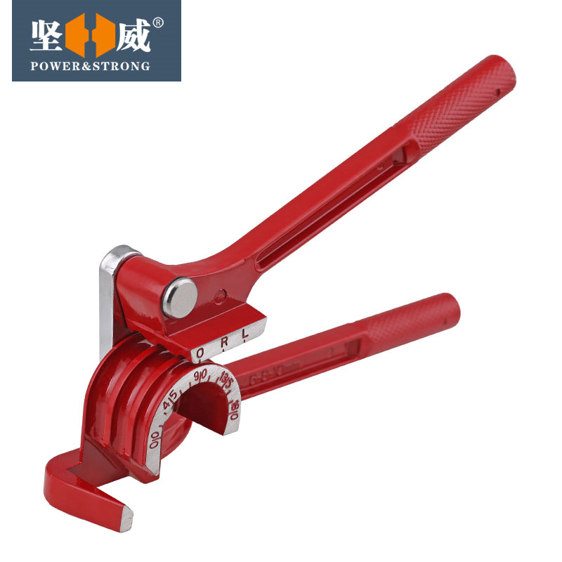 三合一手动弯管器 三槽空调铜管铝管手动弯管机 8 10mm弯管工具