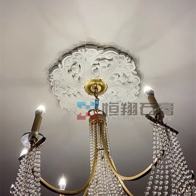 欧式石膏灯盘灯饰 异形石膏线弧形石膏线装饰墙背景墙天花板灯池