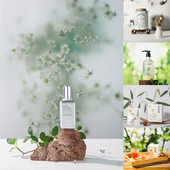 朦胧感背景布虚化摄影拍照场景搭建道具静物产品拍摄古风绿色光圈