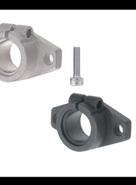 导向轴支座 法兰开口型 卧式轴座 SHF SHFT 10 12 15 20 25 钢/铝