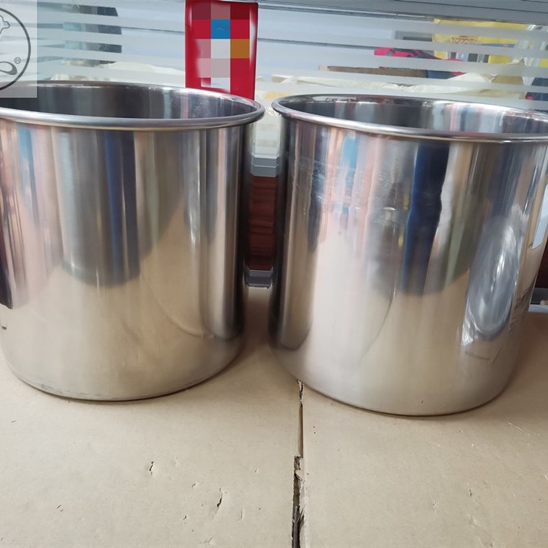 不锈钢20//30cm22无耳水桶汤桶汤锅汤煲内胆22cm直身白钢内桶盖