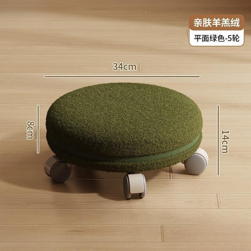轮MG1688-K矮凳带万向轮小凳子带子娃儿滑快童学步凳美缝拆递圆凳