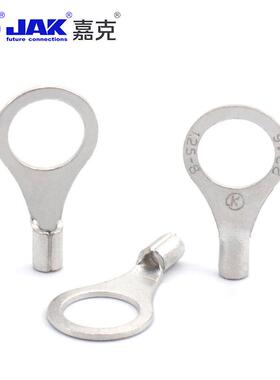 RN1.25-8国紫铜圆形端B子M8口711铜鼻端子圆环接线片OT标螺裸端头